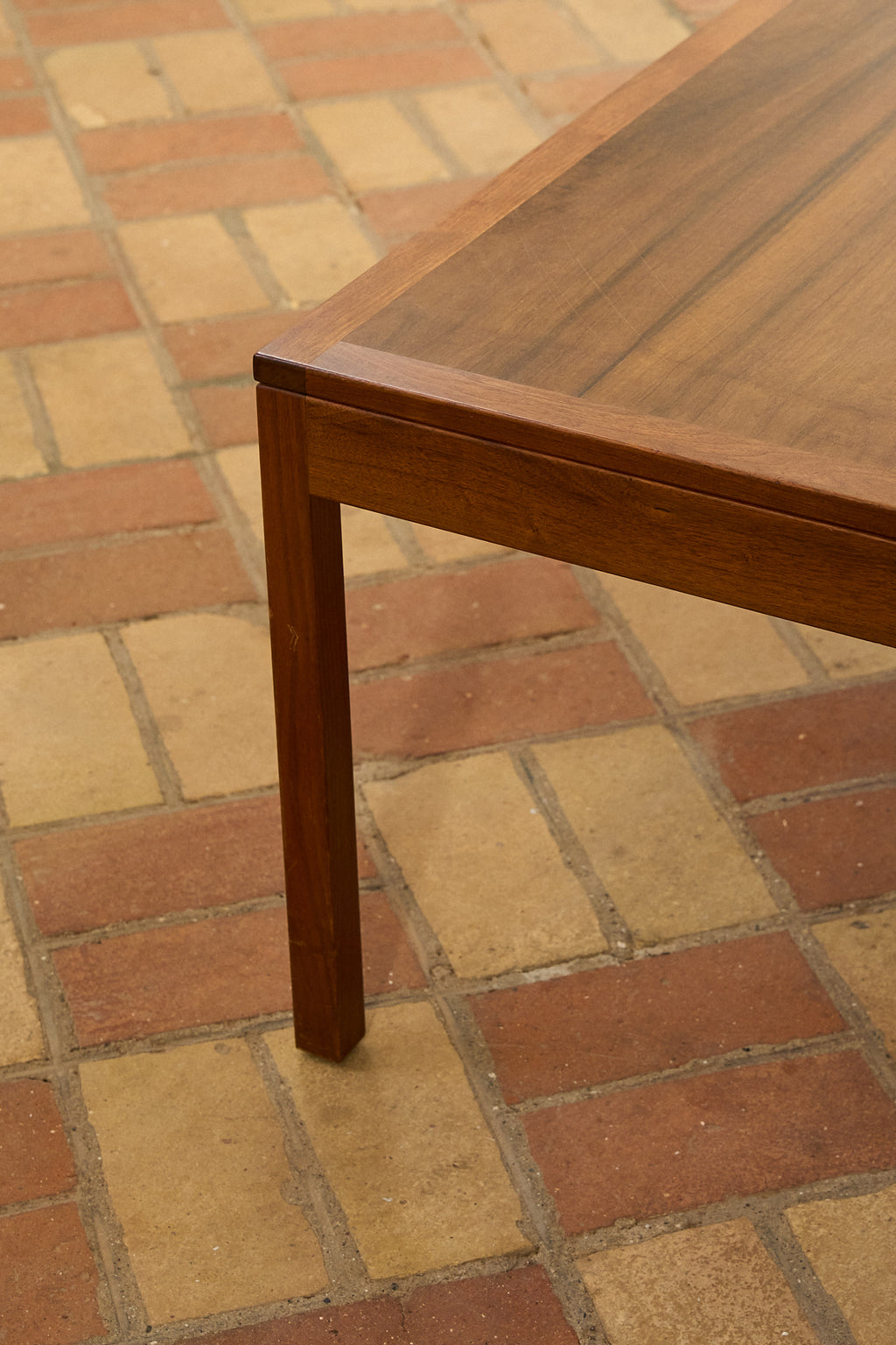 Mid-Century Teak Coffee Table with Minimalist Frame