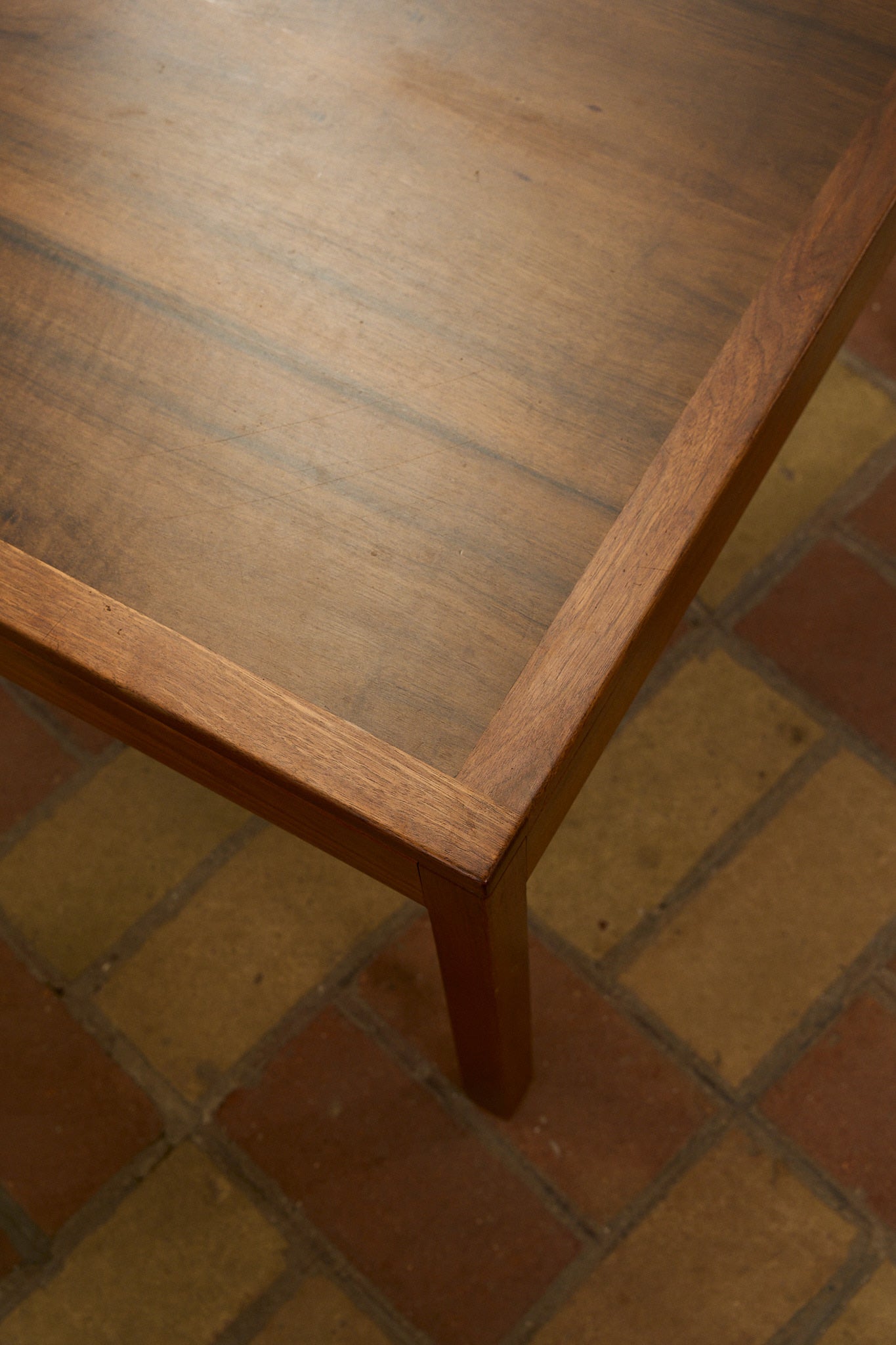 Mid-Century Teak Coffee Table with Minimalist Frame