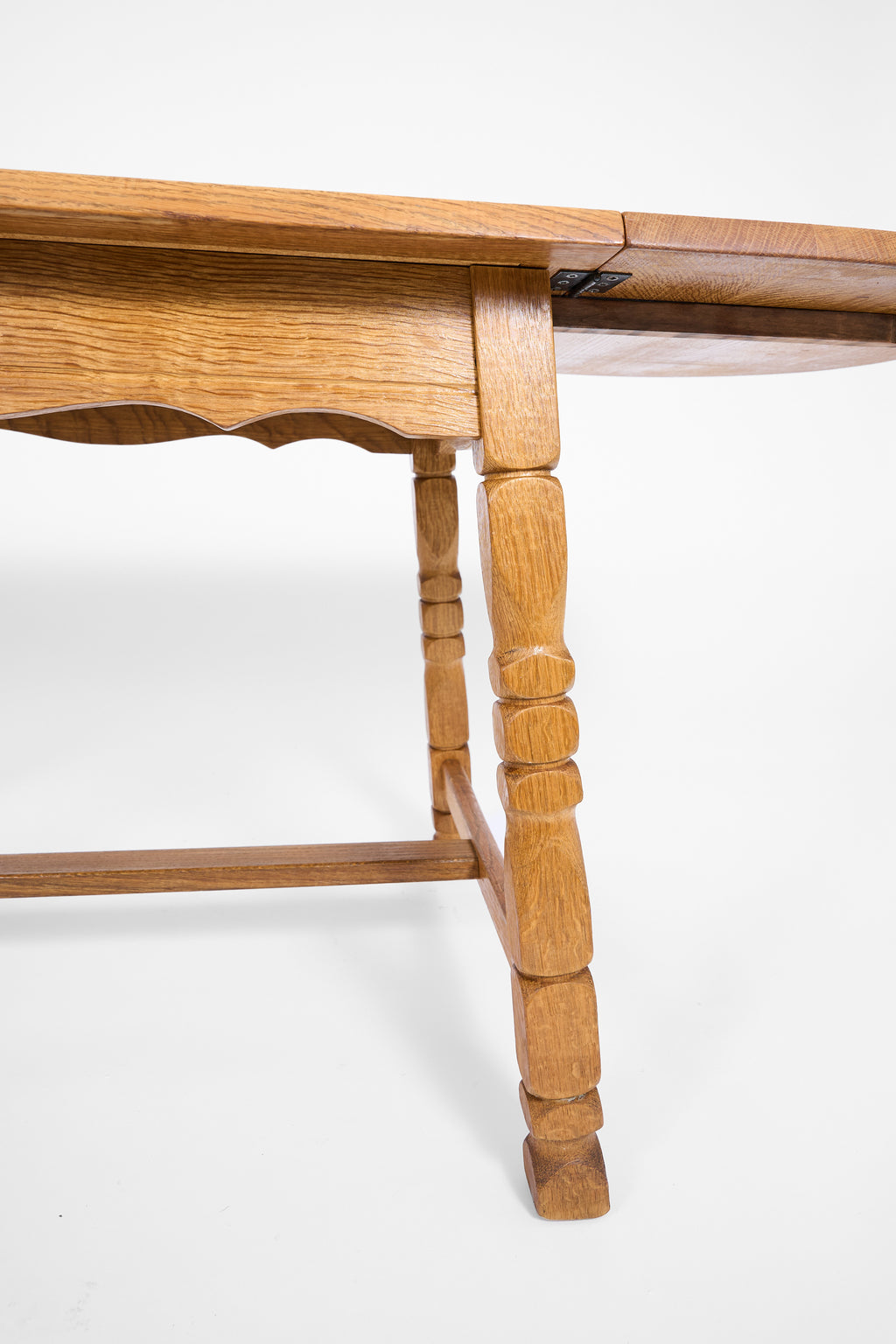 Scandinavian Oak Coffee Table with Ceramic Tile Top