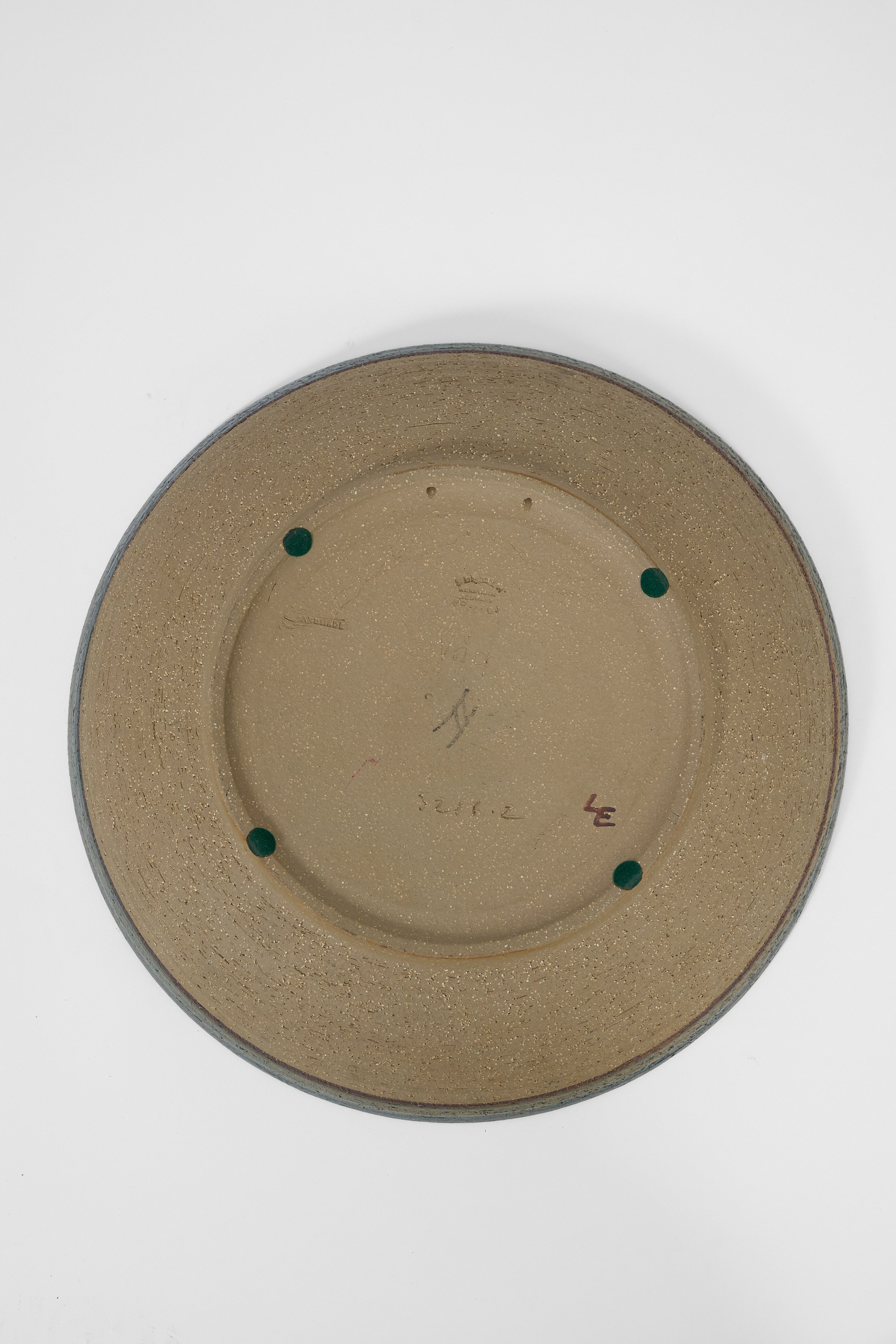 Søholm Stoneware Bowl with Hand-Painted Abstract Motif