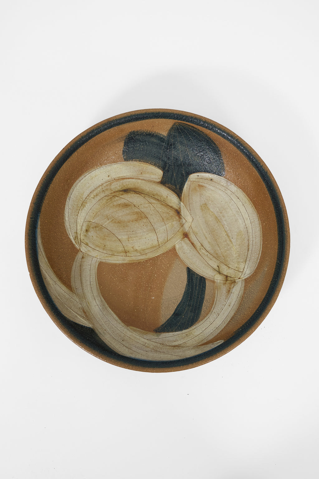 Søholm Stoneware Bowl with Organic Glaze Decoration