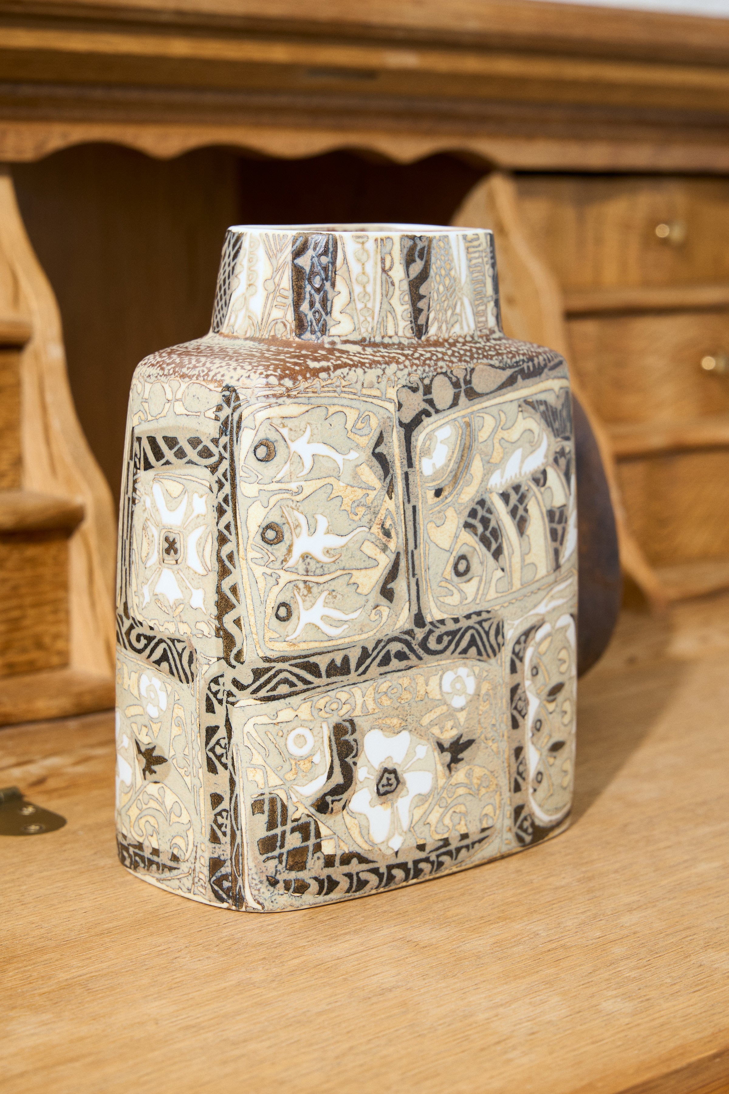 Royal Copenhagen Faience Vase