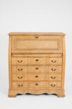 Danish Oak Bureau with Drawers