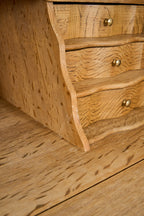 Danish Oak Bureau with Drawers