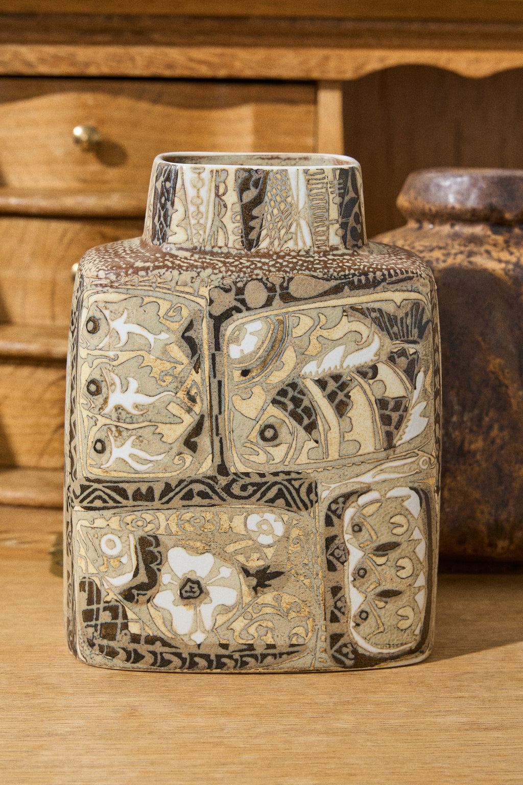 Royal Copenhagen Faience Vase