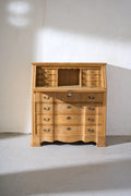 Danish Oak Bureau with Drawers