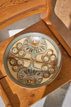 Søholm Stoneware Bowl with Hand-Painted Abstract Motif